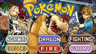 Thumbnail: Giving Every Super Smash Brothers Fighter a Pokémon Type