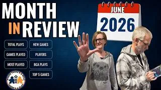 Thumbnail: Top 5 Games Played | Game Stats | Vacation Talk | June 2026 Month in Review