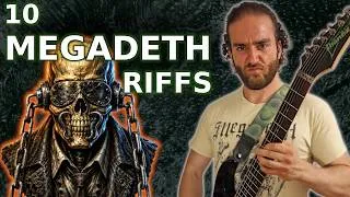 Thumbnail: 10 Megadeth Riffs I'll Never Get Tired of Playing