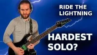 Thumbnail: Ride the Lightning Solo – 100% Clean Metallica Cover