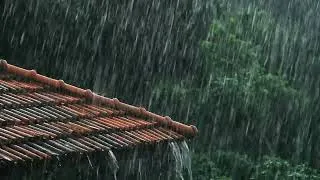 Thumbnail: Sonidos de Lluvia Fuerte para Dormir 🌧️ Truenos en Techo de Metal | Duerme en 3 Minutos