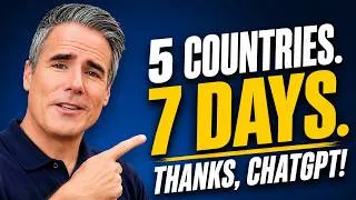 Thumbnail: 5 Countries in 7 Days?! We Let ChatGPT Plan Our Insane Europe Trip