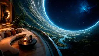 Thumbnail: Inside an O’Neill Cylinder (4K HDR) — Exploring a Rotating World in Deep Space