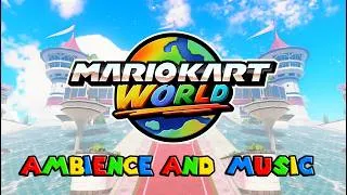 Thumbnail: Peach Stadium Ambience & Music | Mario Kart World | Live Wallpaper | ASMR Work/Study/Sleep [1 hour]