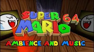 Thumbnail: Super Mario 64 Ambience & Music | Big Boo's Merry-Go-Round | ASMR Work/Study/Sleep [1 hour]