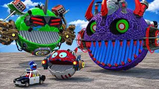Thumbnail: MS PACMAN & POLICE PACMAN BATTLE VS 2 MONSTER PACMAN - EPIC BATTLE 3D #15