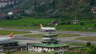 Thumbnail: 🔥 Turn Up the Volume! A320neo Roars Out of Paro Airport 🏔️✈️