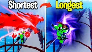 Thumbnail: Shortest to Longest Fruit attacks in Blox Fruits Update 30!
