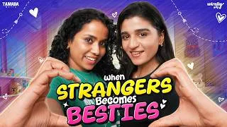 Thumbnail: When Strangers Become Besties 🫣➡️👯 | Ft.Shriswetha, Siva Ranjani | Tamada Media