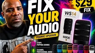 Thumbnail: Unboxing and Install RØDE WS14 Pop Filter (PodMic Upgrade) Fix Your Audio for $29!