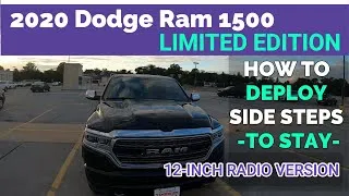 Thumbnail: 2020 RAM 1500 LIMITED EDITION - HOW TO DEPLOY SIDE STEPS TO STAY DEPLOYED 5TH GENERATION RAM