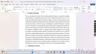 Thumbnail: Physics-Informed Neural Networks (PINNs) for Heat Equation in MATLAB | Deep Learning PDE Solver