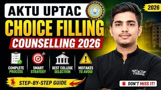 Thumbnail: AKTU UPTAC Choice Filling 2026🔥 |Private Colleges or 🎓Government College which should Choices AKTU 