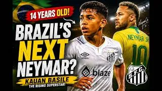 Thumbnail: 🇧🇷 Is Kauan Basile Brazil's Next Neymar? Meet the 14-Year-Old Football Sensation!