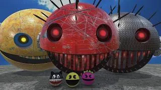 Thumbnail: Pac-Man vs Cartoon Cat : NIGHTMARE Robot Monster Hunt !