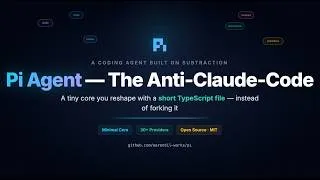 Thumbnail: Pi Agent: The Coding Agent Built on Subtraction (and How It Compares to Claude Code)
