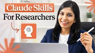 Thumbnail: 5 Claude Skills Every Researcher Should Use in 2026 | Download for FREE