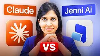 Thumbnail: Claude VS Jenni - Best AI Tool for Researchers?