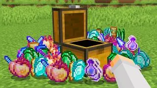 Thumbnail: Minecraft, But Chests Are OP!