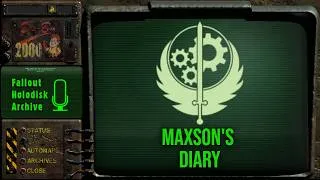 Thumbnail: You are reading the diary of Roger Maxson. The Brotherhood begins here. // Fallout Audio Drama
