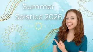 Thumbnail: Summer Solstice 2026 Astrology Forecast | Cancer Season & Mercury Retrograde ☀️🔥✨