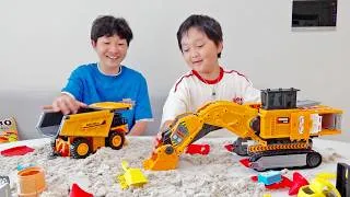 Thumbnail: Dump Truck, Excavator Car Toy Unboxing for Kids