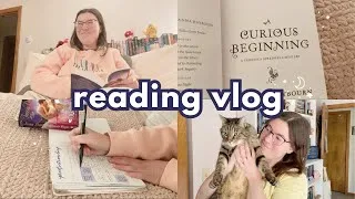 Thumbnail: reading a curious beginning, prediction bingo + the end of the magical readathon | reading vlog