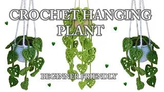 Thumbnail: QUICK & EASY Hanging Crochet Plant Tutorial | Beginner Step by Step