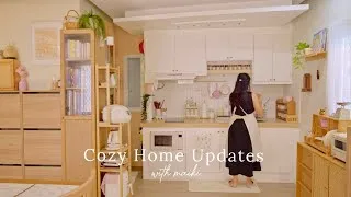 Thumbnail: Making Our Small Home Cozier 🏡 | DIY Accent Wall ✨,  Kitchen Update & Cooking 🥘