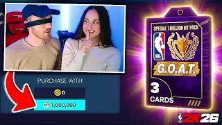 Thumbnail: WIFE Opens SPECIAL G.O.A.T Pack While I’m BLINDFOLDED!