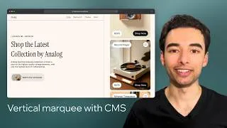 Thumbnail: Build a vertical marquee section with CMS | Wix Studio