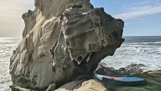 Thumbnail: V3/4 Triceratops Traverse, Salt Point State Park CA