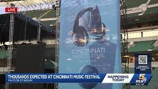 Thumbnail: Thousands expected at this weekend's Cincinnati Music Festival
