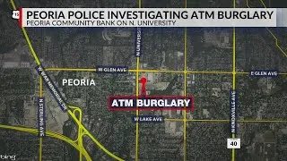 Thumbnail: ATM burglary in Peoria results in theft of undisclosed amount