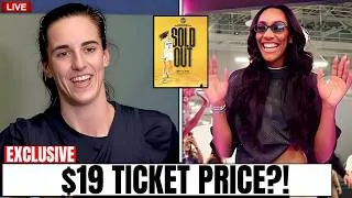 Thumbnail: A'ja Wilson GOES NUTS As Tickets Are $19 For Aces Pre Season Whilst Caitlin Clark SOLD OUT Fever!