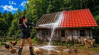 Thumbnail: Building a Beautiful Wooden House at the Edge of the Jungle | Start to Finish  @QuantumMakers