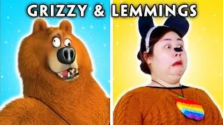 Thumbnail: GRIZZY TRY NOT TO LAUGH | Grizzy & Les Lemmings Funny Animated Parody | Woa Parody