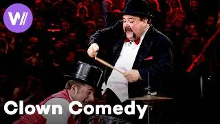 Thumbnail: Russian Clown Act with Drums and Tap Dance at the Monte-Carlo Circus Festival