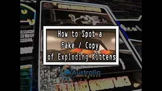 Thumbnail: Fake Vs Real Exploding Kittens Card Game - How to tell