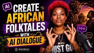 Thumbnail: How To Create African Folktales With AI (Full Tutorial + Dialogue & Consistent Characters)