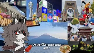 Thumbnail: My Japan Trip Vlog of 2023 (Pt 1) - Riding Shinkansen to Osaka, USJ, Mt. Fuji, Tokyo, Sensō-ji etc.