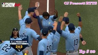 Thumbnail: MLB The Show 24 CJ Prescott RTTS  Ep # 89 | CJ Makes History Again
