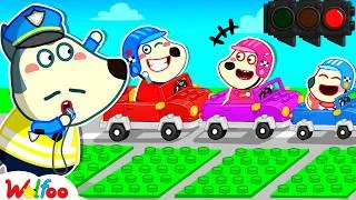 Thumbnail: Wolfoo Learns Road Safety with LEGO City ! Safety Tips for Kids | Wolfoo Channel | Kids Cartoon
