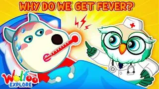 Thumbnail: How Fevers REALLY Work? 🌡️ Let's explore! #WolfooExplore #ExploreFunAndEasy #Wolfoo