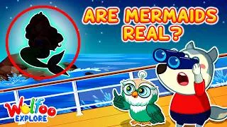 Thumbnail: ARE MERMAIDS REAL? 🧜‍♀️ The Mystery of Mermaids 🔍Wolfoo Explore - Mystery | Educational Videos