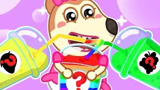Thumbnail: Healthy Fruit Smoothie 🍎🥑 Collection for children Song  🎶 Wolfoo Nursery Rhymes & Kids Songs