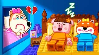 Thumbnail: My Friend Turns Into Lego | Trapped In A Toy Lego World! 🧱 Friendship Story | Kids Cartoon