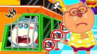 Thumbnail: Don't Watch Too Much TV! 🚫📺 Wolfoo Learns the Do's and Don'ts of TV Use| Educational Videos