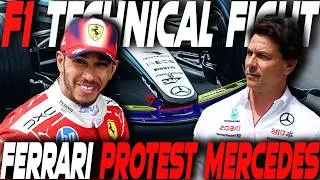 Thumbnail: Mercedes Under FIRE 🔥 Ferrari FIA Protest & F1 2026 Tech Wars Get SPICY #f1podcast