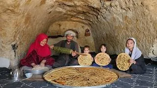 Thumbnail: Cooking Delicious Afghan Bolani | Traditional Village Food and Real Life Inside a Cave